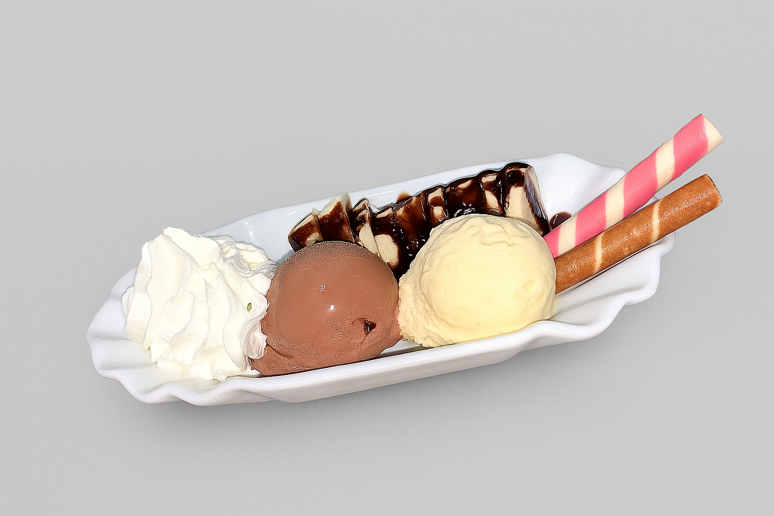 Copa de helado Banana Split en Lo Pagán